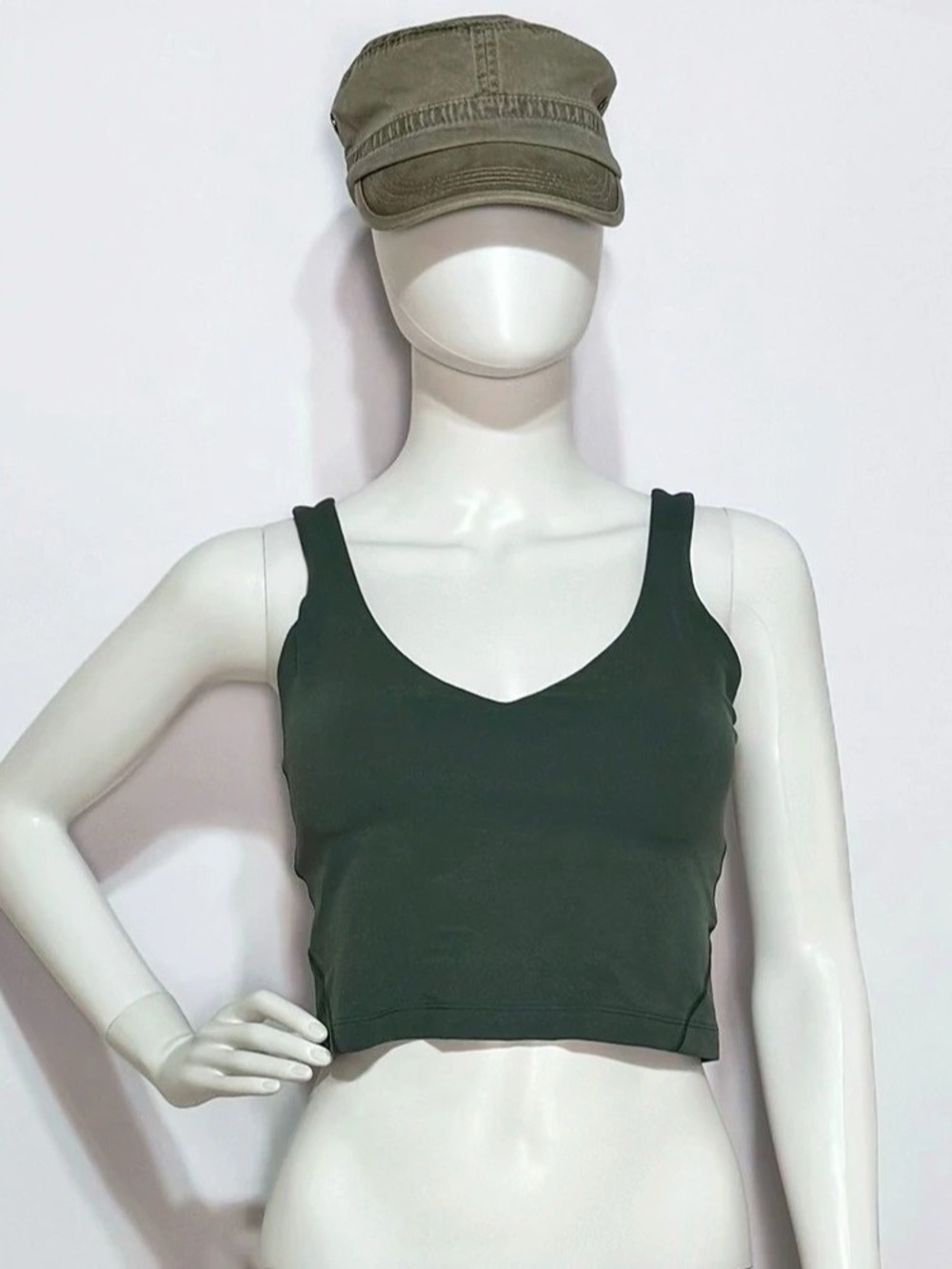 Lululemon Align Tank Green Crop Top | Size 8